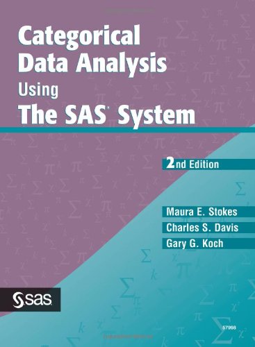 Categorical data analysis using the SAS system Cover
