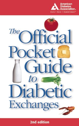 The official pocket guide to diabetic exchanges Cover
