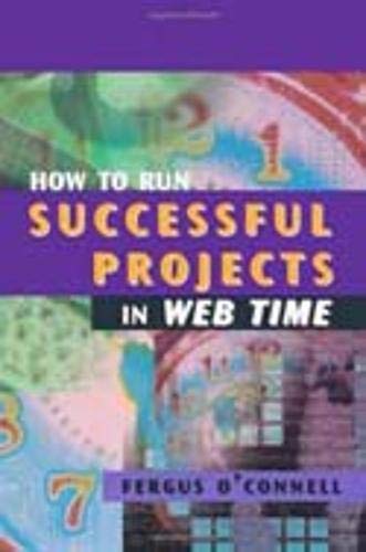 How to run successful projects in Web time Cover
