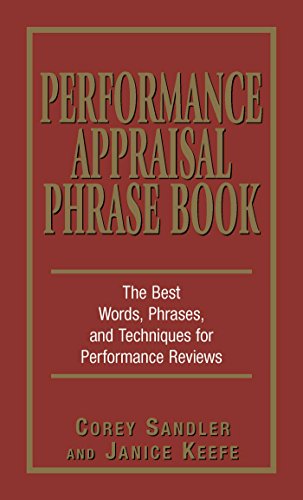Performance Appraisal Phrase Book Cover