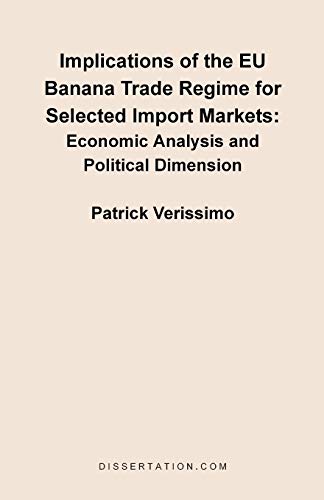 Implications of the Eu Banana Trade Regime for Selected Import Markets Cover