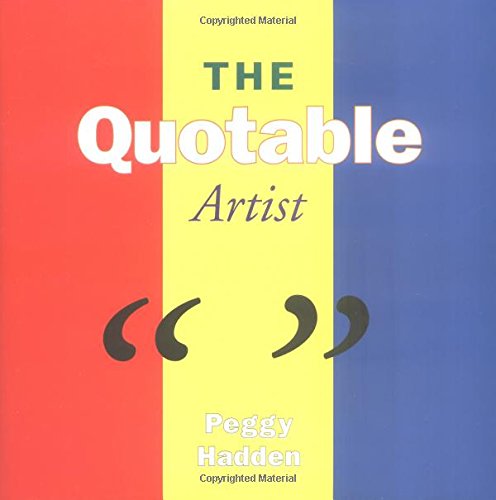 The quotable artist Cover