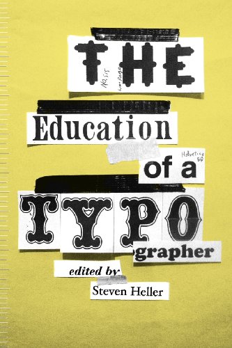 The education of a typographer Cover