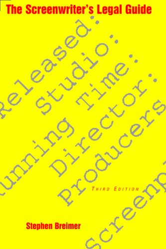 The screenwriter's legal guide Cover