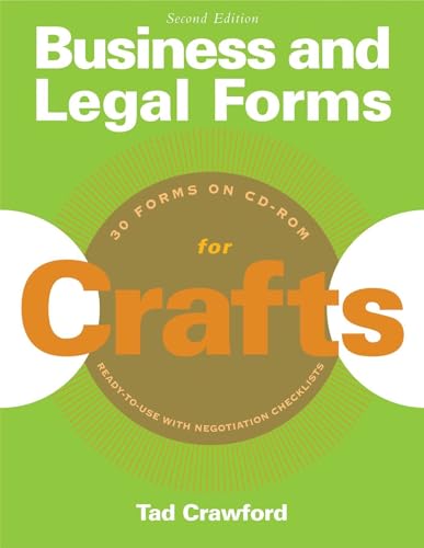 Business and legal forms for crafts Cover