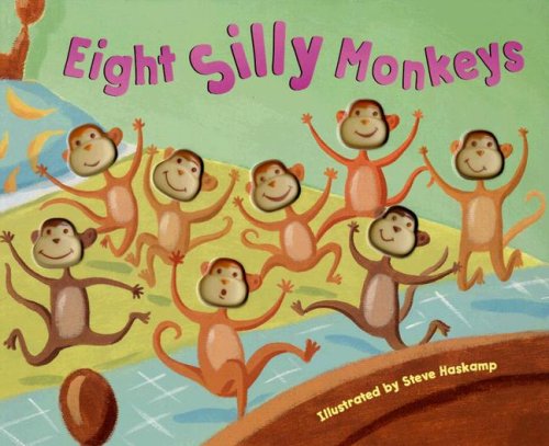 Eight silly monkeys Cover