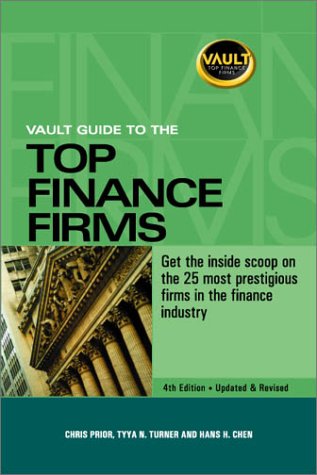 Vault guide to the top finance firms Cover