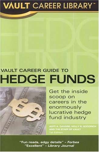 Vault career guide to hedge funds Cover