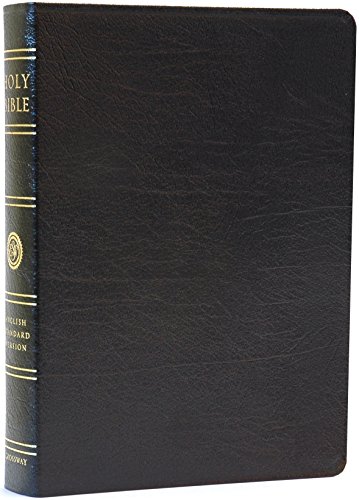 ESV Bible, Deluxe Reference Edition (Bonded Leather, Black, Black Letter) Cover