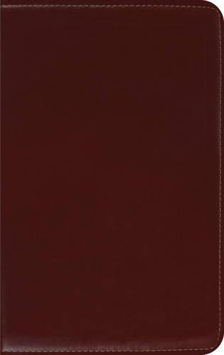 ESV Thinline Bible, Premium Calfskin Leather, Cordovan, Red Letter Text Cover