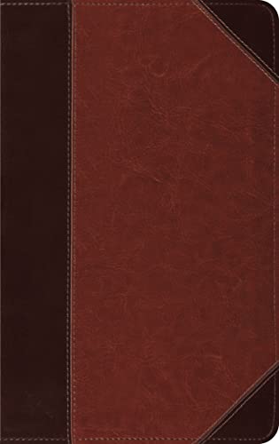 ESV Thinline Bible, TruTone, Brown/Cordovan, Portfolio Design,  Red Letter Text Cover