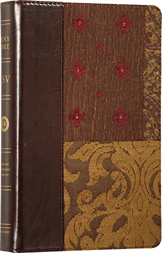 ESV Thinline Bible, TruTone Regency, Tapestry Design, Red Letter Text Cover
