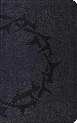 ESV, Thinline TruTone Bible (Charcoal, Crown Design, Red Letter) Cover