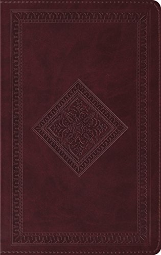 ESV, Thinline TruTone Bible (Chestnut Diamond, Red Letter) Cover