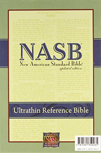 New American Standard Ultrathin Reference Bible Cover