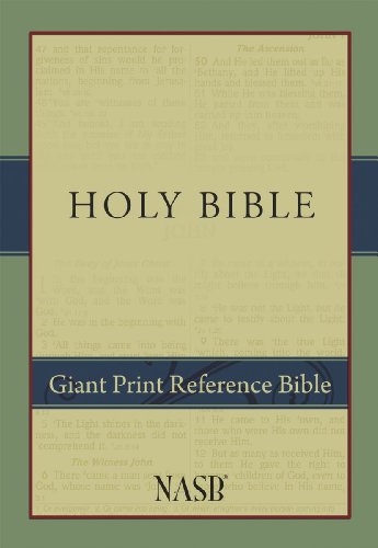 NASB Giant-Print Reference Bible Cover