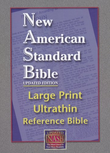 Large Print Ultrathin Reference Bible-NASB with Other Cover