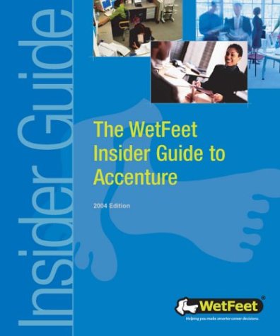 The WetFeet Insider Guide to Accenture Cover