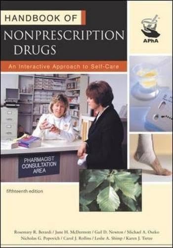 Handbook of Nonprescription Drugs Cover