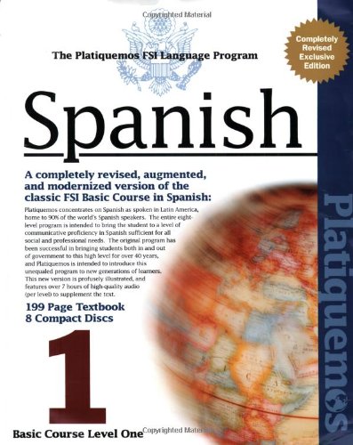 Spanish FSI Basic Course Platiquemos Version Vol 1 (8 CD's and Book) Cover