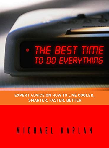 The best time to do everything Cover