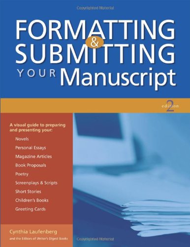 Formatting & submitting your manuscript Cover