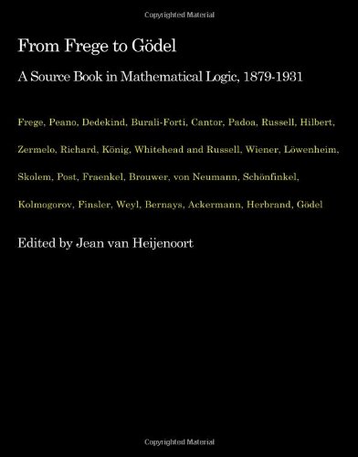 From Frege to Godel 1879-1931 Cover