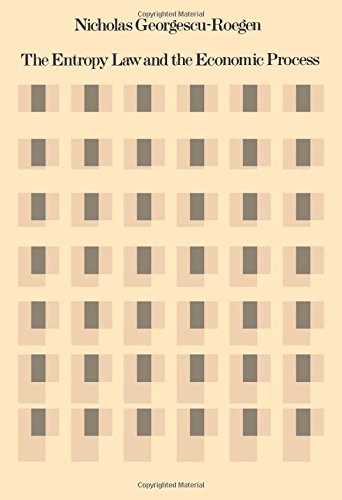 The entropy law and the economic process Cover