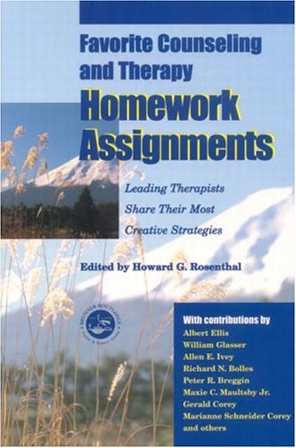 Favorite Counseling and Therapy Homework Assignments Cover