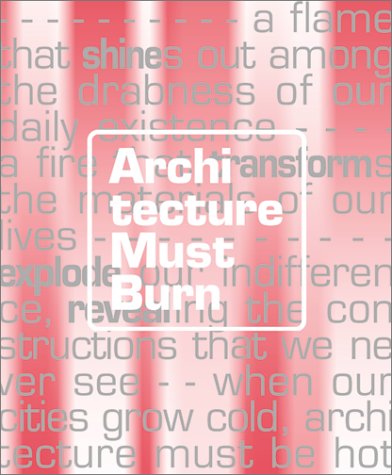 Architecture Must Burn Cover
