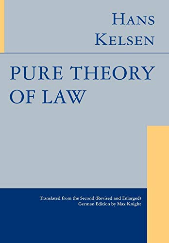 Pure theory of law Cover
