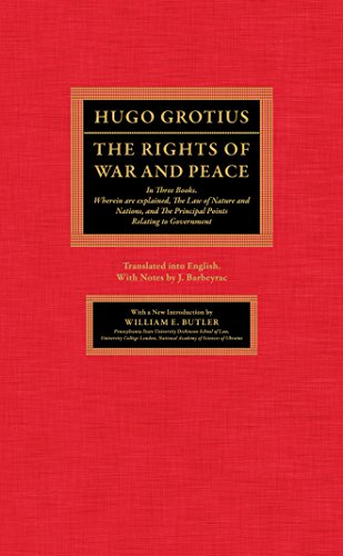 The rights of war and peace, in three books Cover