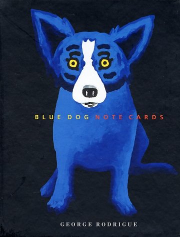 Blue Dog - Note Cards Cover