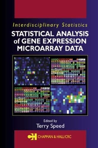 Statistical Analysis of Gene Expression Microarray Data Cover