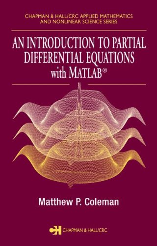 An introduction to partial differential equations with MATLAB Cover
