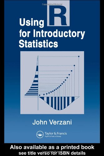 Using R for introductory statistics Cover
