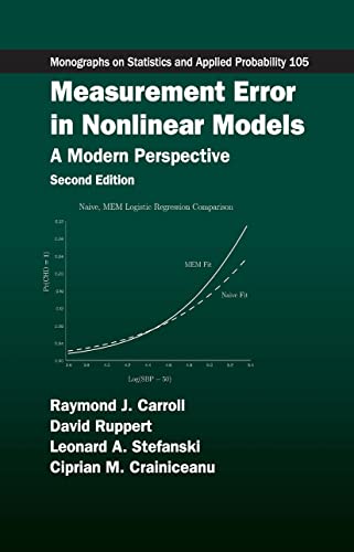 Measurement error in nonlinear models Cover
