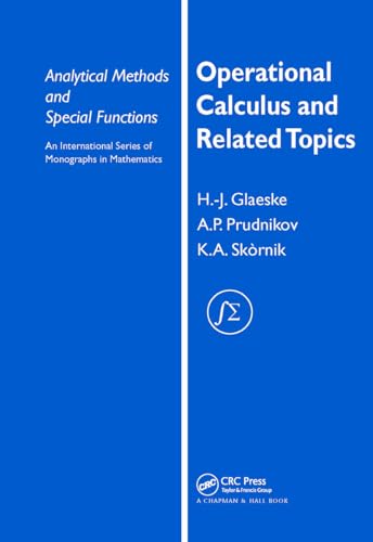 Operational Calculus and Related Topics (Analytical Methods and Special Functions) Cover
