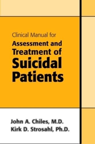 Clinical manual for assessment and treatment of suicidal patients Cover