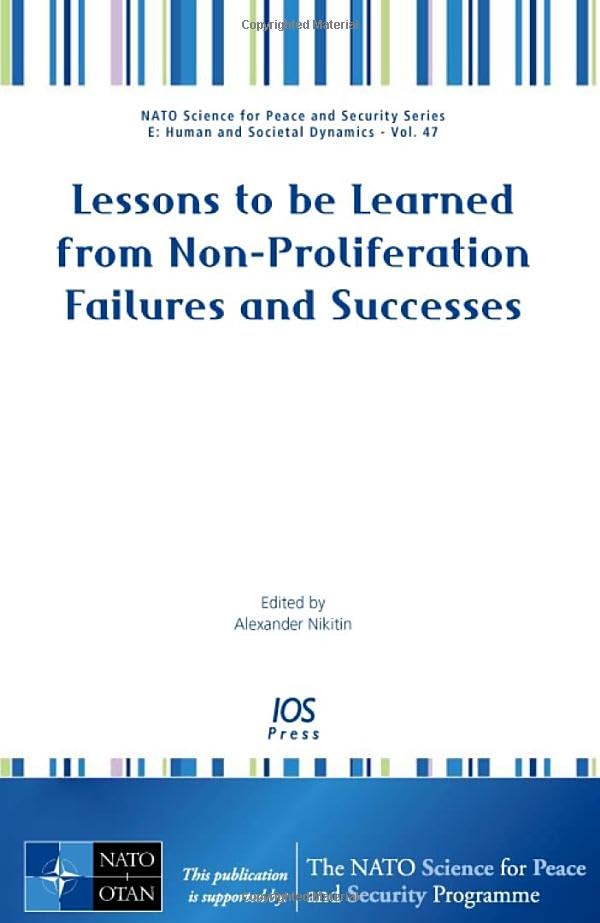 Lessons to be learned from non-proliferation failures and successes Cover
