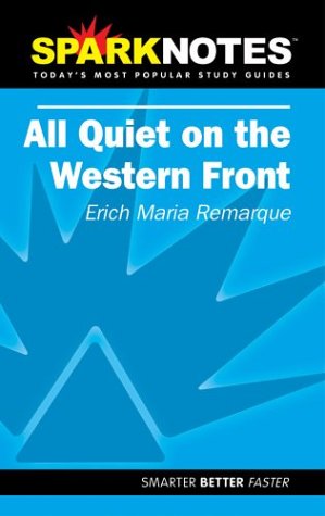 Spark Notes All Quiet on the Western Front Cover