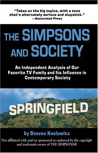 The Simpsons And Society Cover
