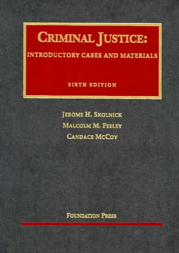 Criminal justice Cover