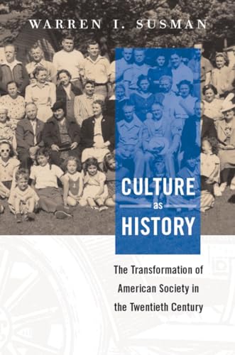 Culture as history Cover
