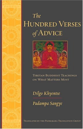 The hundred verses of advice Cover