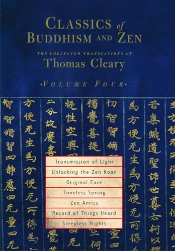 Classics of Buddhism and Zen, Volume 4 Cover