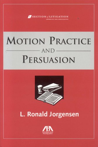 Motion practice and persuasion Cover