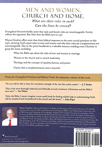 Countering the claims of evangelical feminism Cover