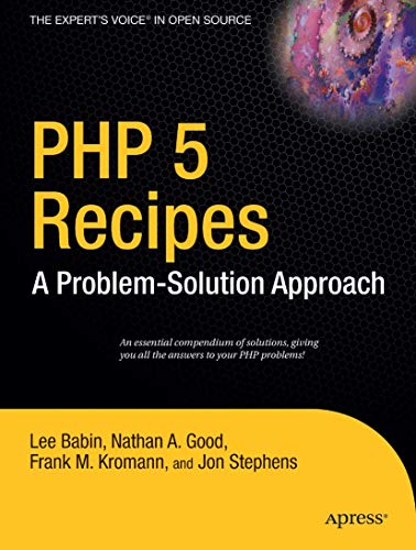 PHP 5 Recipes Cover