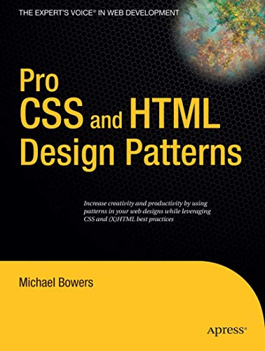 Pro CSS and HTML Design Patterns Cover